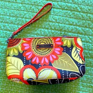 RARE Retro floral Vera Bradley Wristlet